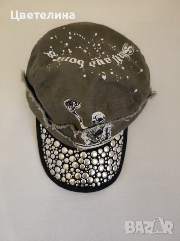 Дамска чанта-винтидж еко кожа с капси 19 лв. + подарък шапка с капси, снимка 11 - Чанти - 42622980