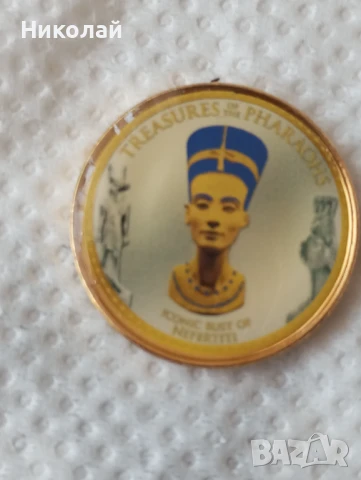 1 паунд 2007 г. Египет Нефертити , снимка 1