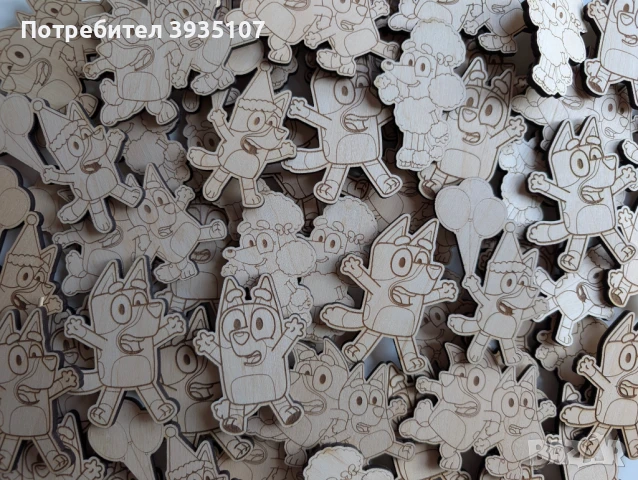 Дървени фигурки за оцветяване Стич, снимка 4 - Фигурки - 50400692