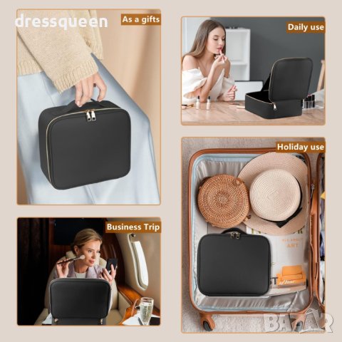 4080 Куфарче за козметика с лед осветление+огледало, снимка 3 - Други стоки за дома - 42154639