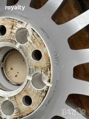 5х112 17 Цола Джанти Оригинални Ауди ЕТ 29 J 7.5, снимка 3 - Аксесоари и консумативи - 51995155