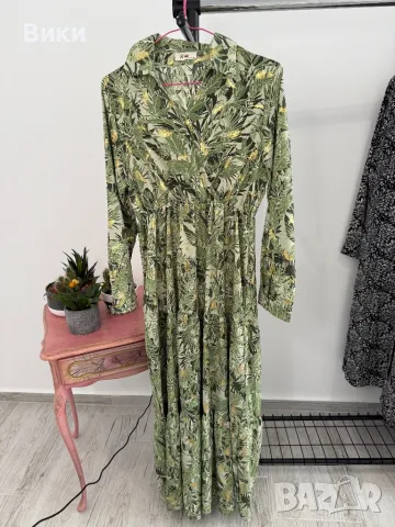 Дълга рокля в размер M, снимка 3 - Рокли - 48428421