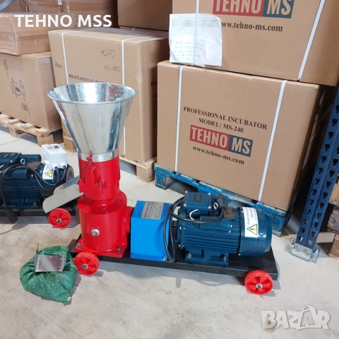 ПРОМО Гранулатор за фураж KL-120 с 1 матрица /3 kW/ 1400 об/мин/80 кг/ч, снимка 2 - Други машини и части - 43498645