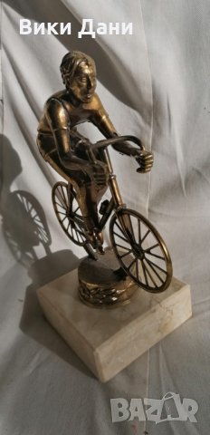 бронз скулптура колело Лион Франция, снимка 2 - Статуетки - 34991789