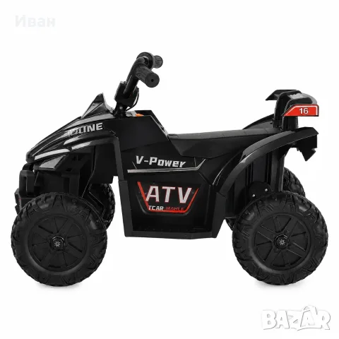ТОП ЦЕНА!НОВО!Акумулаторно ATV/бъги Dune BLACK с 12 V батерия,USB,потегляне чрез ръкохватка, снимка 4 - Детски велосипеди, триколки и коли - 55746710