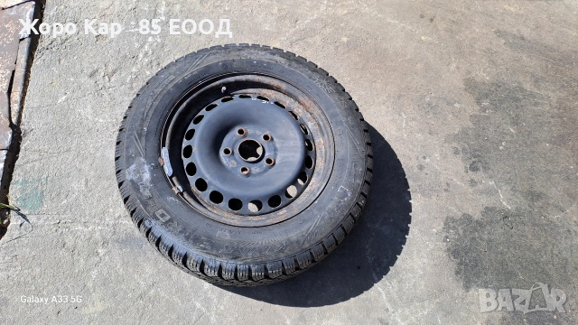Желязна Джанта 15 цола 5x112 VW Passat 5.5 / Фолксваген Пасат 5.5 , снимка 6 - Гуми и джанти - 54274340