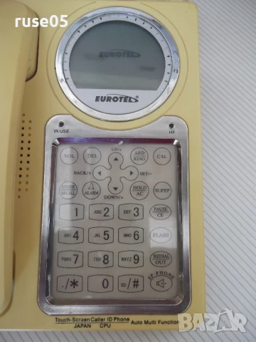 Телефон "EUROTEL - KX-T20TCID", снимка 2 - Други - 51238360
