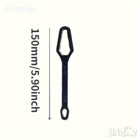 Универсален самозатягащ се гаечен ключ 3-17мм, снимка 4 - Аксесоари и консумативи - 44501363