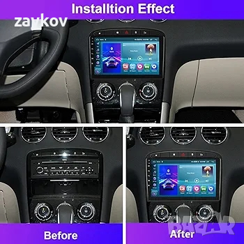 Carplay/Android Car за Peugeot 408/308/308 SW 2008-2015 Android радио за кола 2 DIN , снимка 3 - Аксесоари и консумативи - 44811347