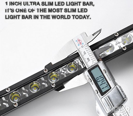 Халоген LED BAR- 81см. -12V-24V -150W 865-4, снимка 3 - Аксесоари и консумативи - 30664931