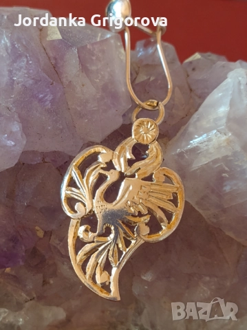  Сребърни  обици - филигран, снимка 3 - Обеци - 51716032