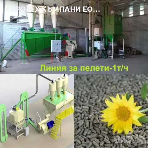 Машини за  производство на пелети 1000 kg/h , снимка 2 - Други машини и части - 42456359