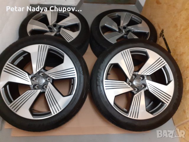 Оригинални джанти с гуми летни 21 цола за Audi Q7 SQ7 E Tron, снимка 3 - Гуми и джанти - 31496136
