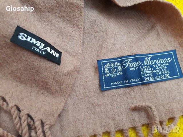 Топъл италиански шал Simians и G Star, снимка 2 - Шалове - 19560786