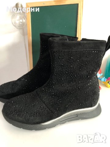 Велурени ботуши, снимка 4 - Детски боти и ботуши - 42683717