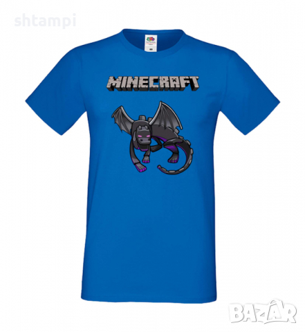 Мъжка тениска Ender Dragon 2,Minecraft,Игра,Забавление,подарък,Изненада,Рожден Ден., снимка 5 - Тениски - 36494491