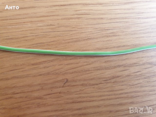 Продавам 100м кабел H05V-K 0,5мм2 със зелено-бяла изолация, снимка 2 - Кабели - 29393310