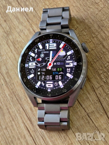 Титаниев часовник Huawei watch 3 oro LTE 