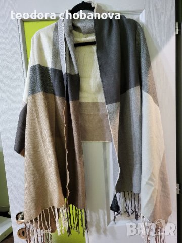 Пончо и шал, снимка 5 - Шалове - 39424286