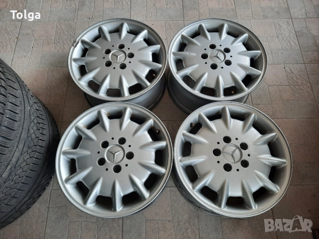 Алуминиеви джанти за Mercedes 16 5x112, снимка 2 - Гуми и джанти - 51955675