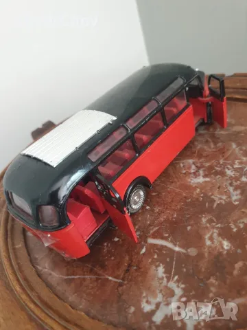 NZG модел Mercedes-Benz Omnibus 1949/стара немска метална колекционерска количка-автобус, снимка 3 - Колекции - 55988904