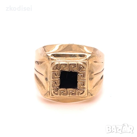 Златен мъжки пръстен 6,40гр. размер:71 14кр. проба:585 модел:38177-2
