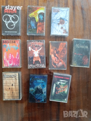 Лот аудио касети Deicide,Tankard,Megadeth,, снимка 2 - Аудио касети - 53083807
