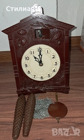 Часовник с кукувичка, снимка 2 - Антикварни и старинни предмети - 54101758