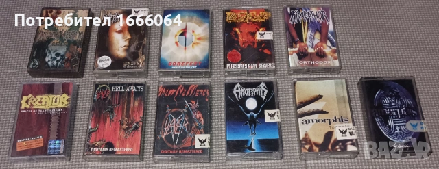 Касети метъл оригинални, снимка 4 - Аудио касети - 49699088