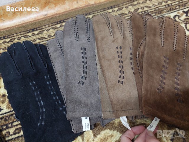 ръкавици естествен велур с дефекти, снимка 6 - Ръкавици - 42769530