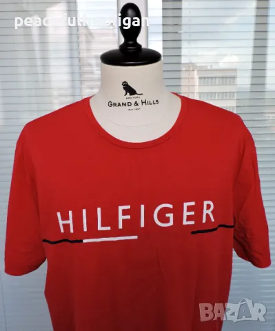 Tommy Hilfiger Round Neck  T-Shirt - страхотна   тениска размер XL, снимка 2 - Тениски - 50153135
