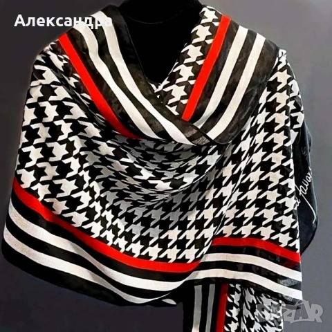 Стилен и красив шал , снимка 2 - Шалове - 41743005