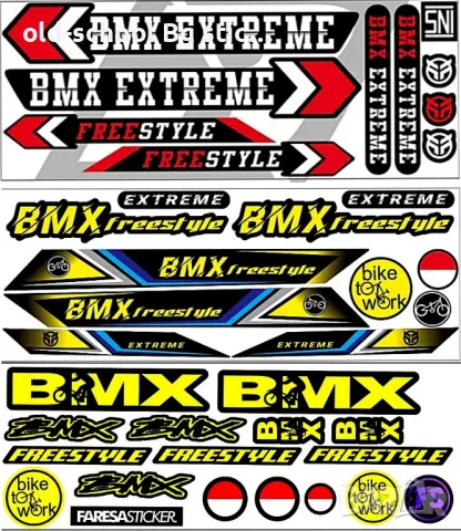 Стикери за 'BMX', снимка 14 - Аксесоари за велосипеди - 47972629