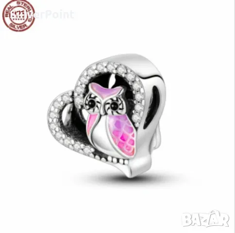 Сребърен талисман за Пандора Бухал