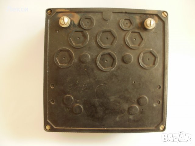 Стар стрелкови ампермтър, снимка 4 - Колекции - 33948473