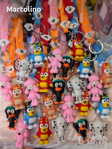 Нови ключодържател играчка фигурка Блуи и Бинго