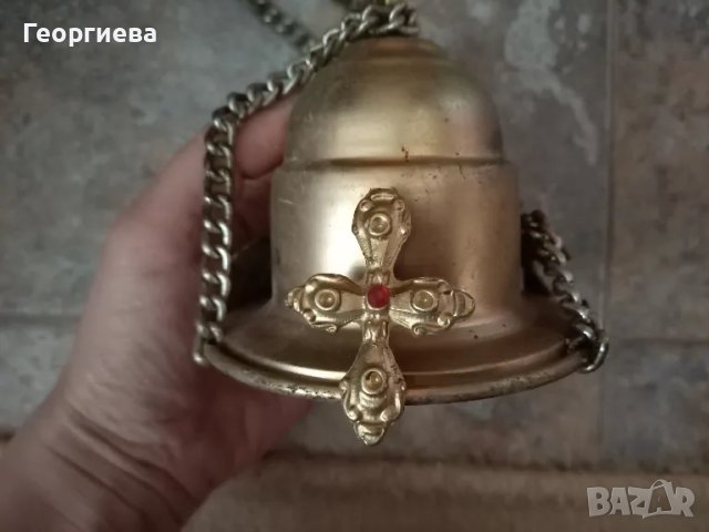 Бронзово кандило , снимка 12 - Антикварни и старинни предмети - 50318642