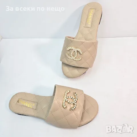 Chanel Дамски Чехли Шанел - Различни Цветове Код SEM-570, снимка 3 - Чехли - 55875751