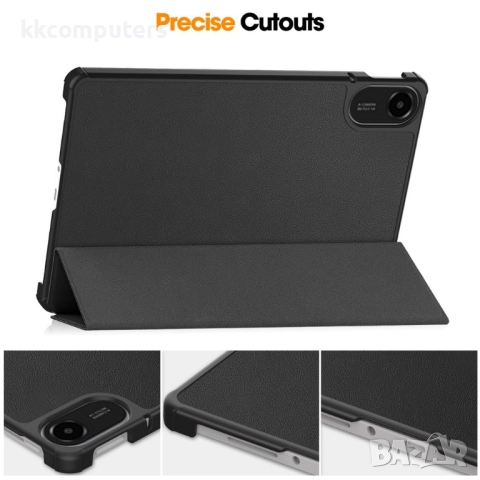 Калъф с Протектор за Xiaomi Redmi Pad 2 и Стойка| Висококачествен PU Кожа и PC | Анти-Ударна Защита , снимка 13 - Калъфи, кейсове - 52117288
