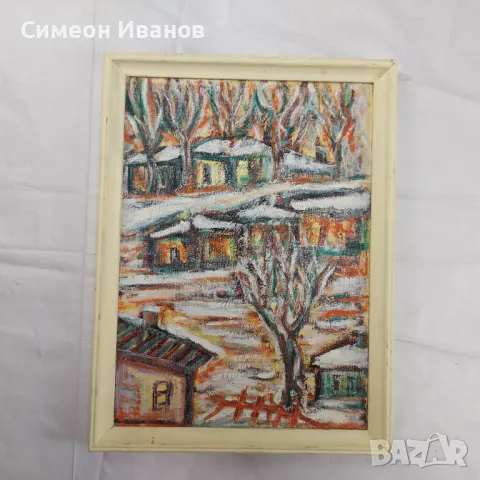 Интересна стара картина пейзаж SG2016