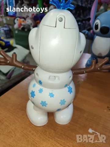 Светещ музикален снежен човек Олаф, снимка 2 - Музикални играчки - 47575957