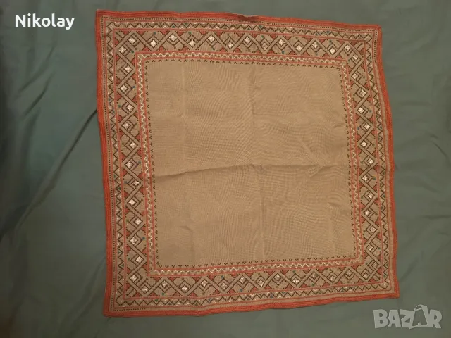 Старинни ръчно правени плетива, карета, покривки., снимка 6 - Декорация за дома - 47958338