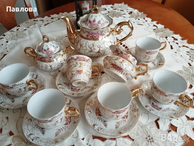 порцеланов сервиз за чай Тhun