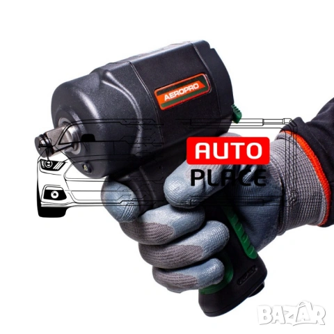 Пневматичен гайковерт с къс шпиндел 1200 Nм 1/2″ RockForce , снимка 6 - Други инструменти - 54048463