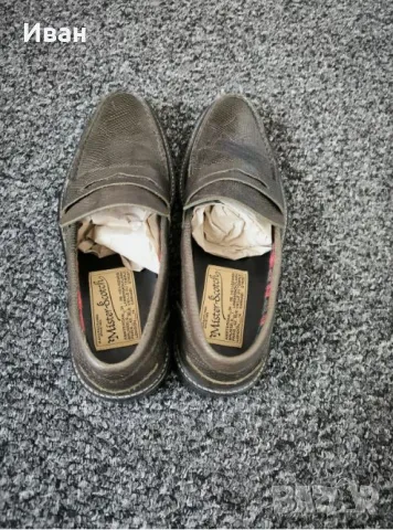  Scotch&Soda PREMIUM Leather loafers snake effect 44, снимка 2 - Официални обувки - 47645426
