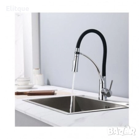 Смесител за вода, верт. с покр. от хром с Черен, снимка 3 - Друга електроника - 52852440