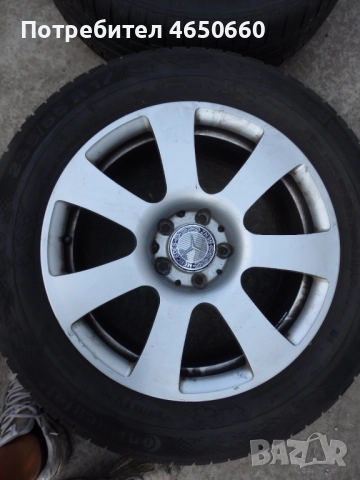 17 цолови алуминиеви джанти за Мерцедес (Mercedes)-2бр.., снимка 3 - Гуми и джанти - 52611149