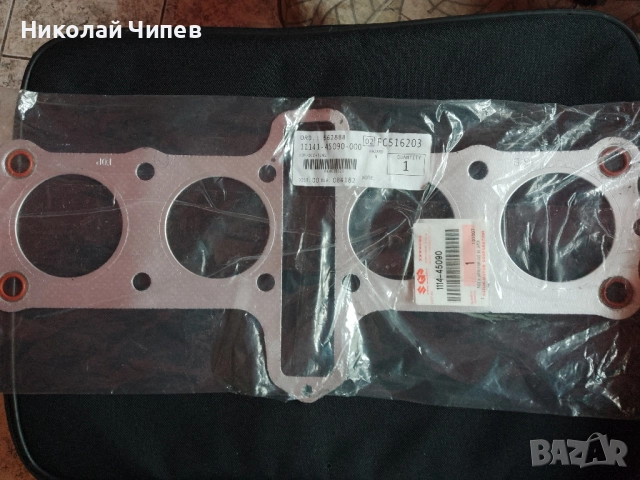 Продавам гарнитура за глава за мотор SUZUKI .Чисто нова , снимка 2 - Мотоциклети и мототехника - 52080928