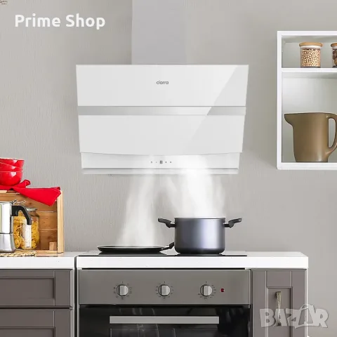 Смарт абсорбатор CIARRA CBCW6736N, 60см, Wi-Fi, 692 m³/h, A+++, Бял, функция за рециркулация , снимка 6 - Абсорбатори - 55933807
