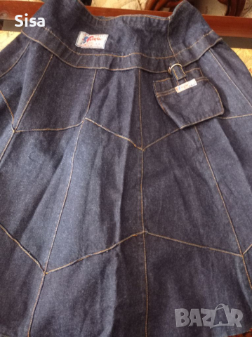 Дънкова пола размер 40, снимка 3 - Поли - 36506652